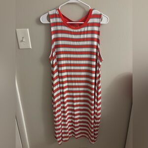 Striped Sleeveless Dress